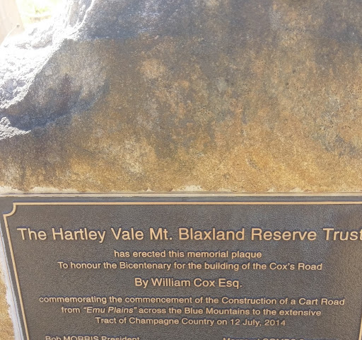 HVMBRT Hartley Vale Mt Blaxland Reserves trust plaque